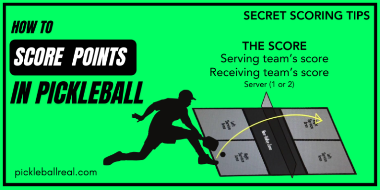 How to score points in pickleball