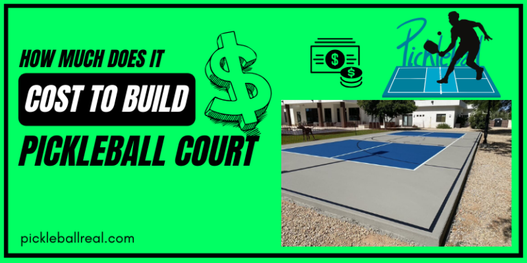 How Much To Build A Pickleball Court