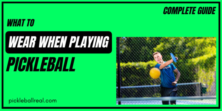 What To Wear When Playing Pickleball